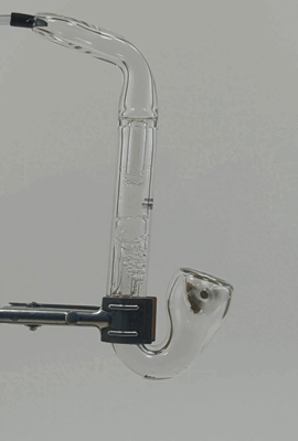 Monsoon Sherlock Spill Proof Bubbler Glass Pipe