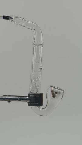 Monsoon Sherlock Spill Proof Bubbler Glass Pipe