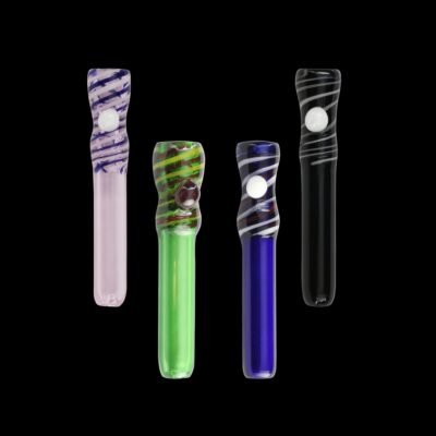 Bamboozler Chillum Glass Pipes in many colors