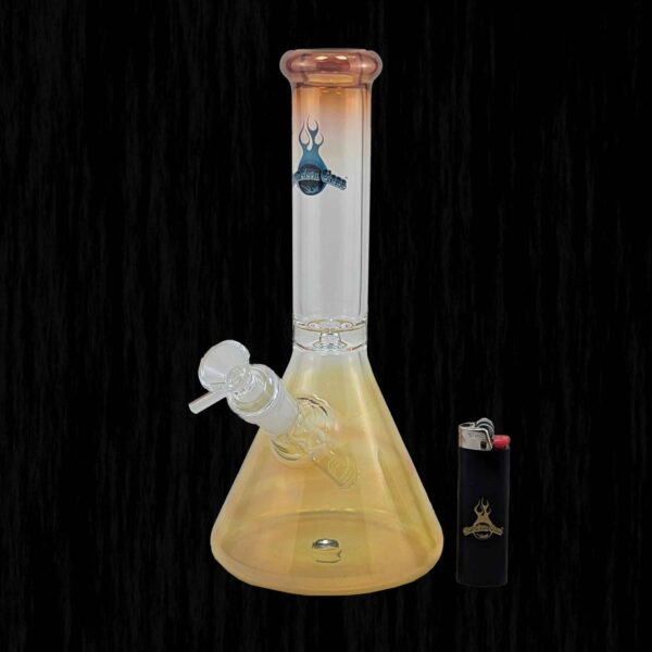Gordo Goldo Glass Water Pipe