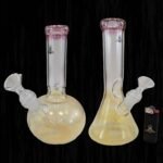 Gordo Goldo Glass Water Pipe