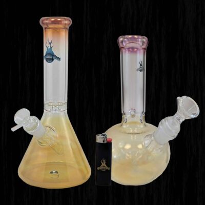 Gordo Goldo Glass Water Pipe