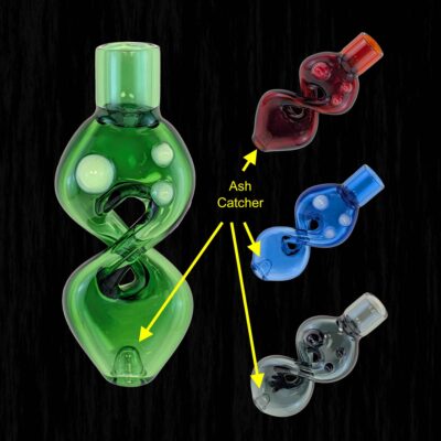 Infinity Ash Catcher Glass Chillum