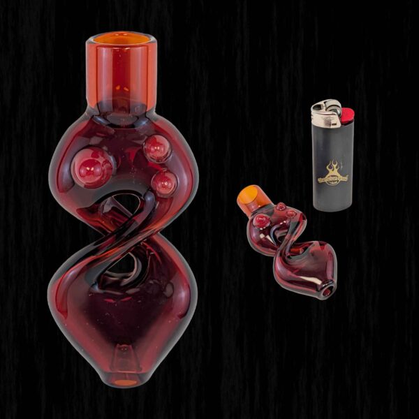 Infinity Ash Catcher Glass Chillum