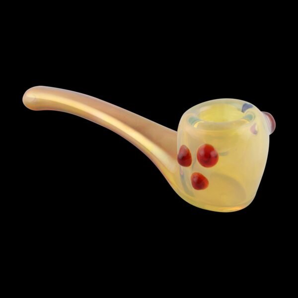 Aragorns Briar Gold and Silver Glass Pipe
