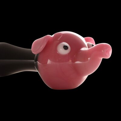 Pink Elephant Glass Pipe
