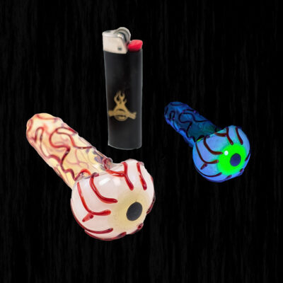 Optometrist Eyeball Glass Pipe