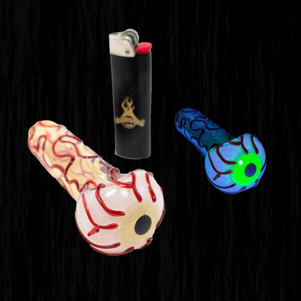 Optometrist Eyeball Glass Pipe