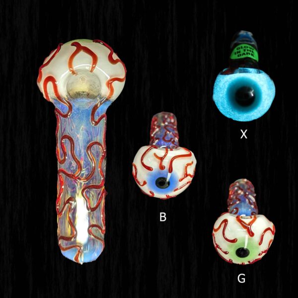 Optometrist Eyeball Glass Pipe