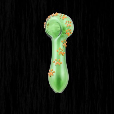 Paw Prints Glass Pipe 8 Paw Prints Glass Pipe