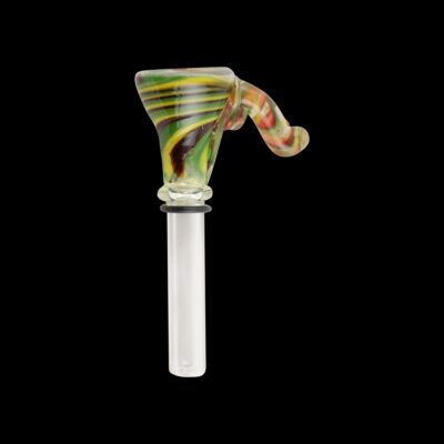 Full Color Rasta Funnel Glass Bowl