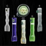 Inner Sanctum Built In Screen Chillum Glass Pipe