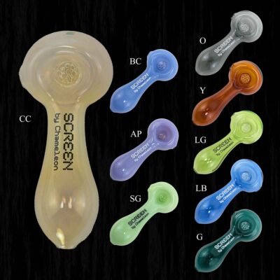 Big Bowl Honeycomb Screen Glass Pipe