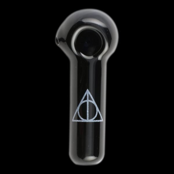 Deathly Hallows Glow in the Dark Glass Pipe