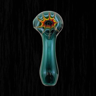 Impact Crater Glass Pipe