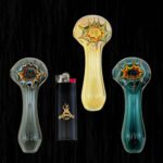 Impact Crater Glass Pipe