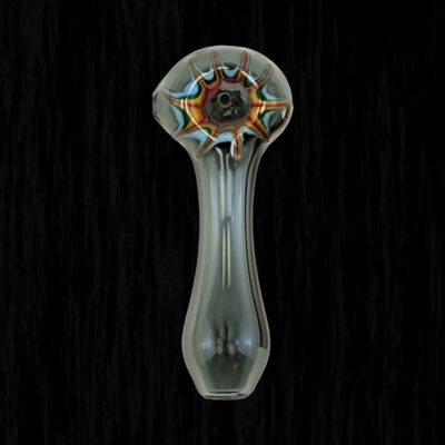 Impact Crater Glass Pipe