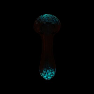 Cache Glow in the Dark Glass Pipe