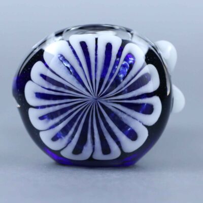 Flower Head with Glow Dots Glass Pipe - Image 5