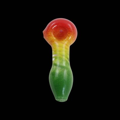 Twisted Frit Fade Glass Pipe