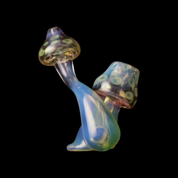 Mushroom Sculpture Glass Pipe