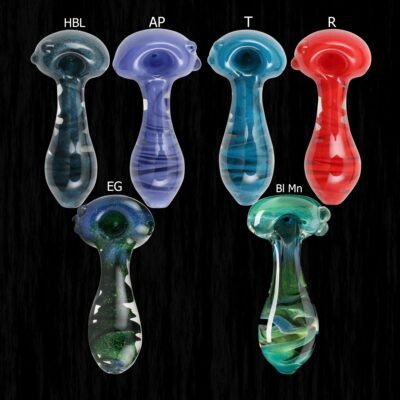 Hot Mess Double Blown Glass Pipe