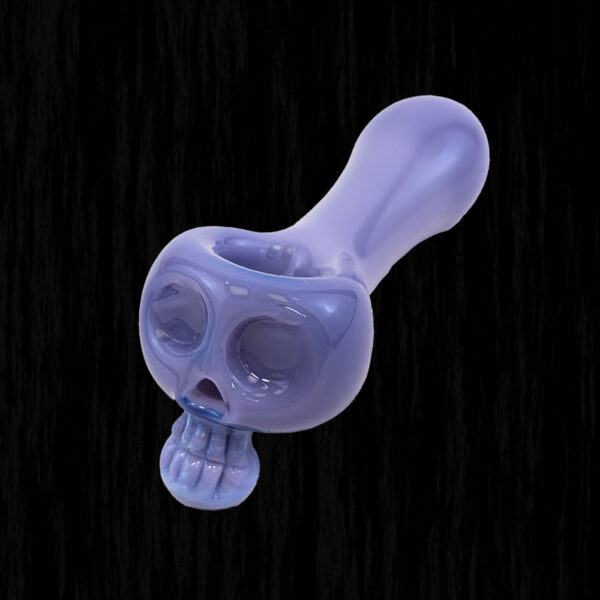 Bone Head Skull Glass Pipe