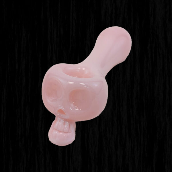 Bone Head Skull Glass Pipe