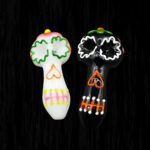 Day of the dead glass pipe