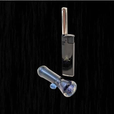 Deep Green Glass Pipe