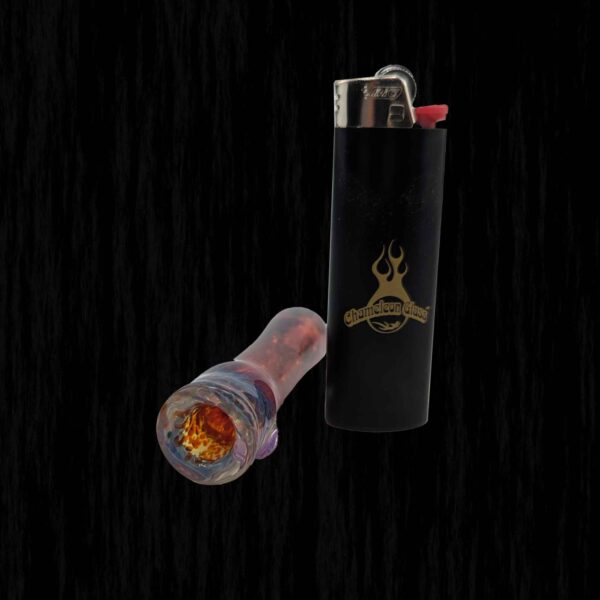 Deep Purple Glass Chillum