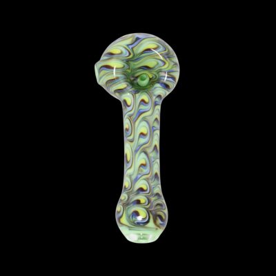 Fourth Dimension Paisley Glass Pipe