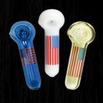 Old Glory Flag Glass Pipe