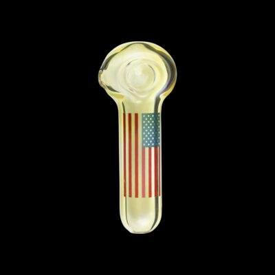 Old Glory Flag Glass Pipe