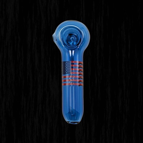 Old Glory Flag Glass Pipe
