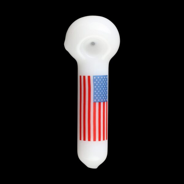 Old Glory Flag Glass Pipe