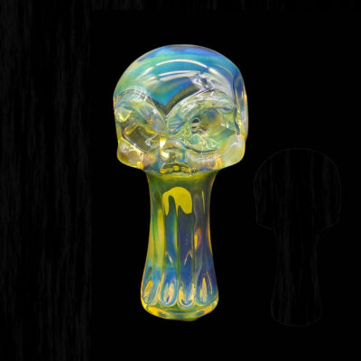Screaming Skull Glass Pipe