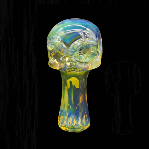 Screaming Skull Glass Pipe
