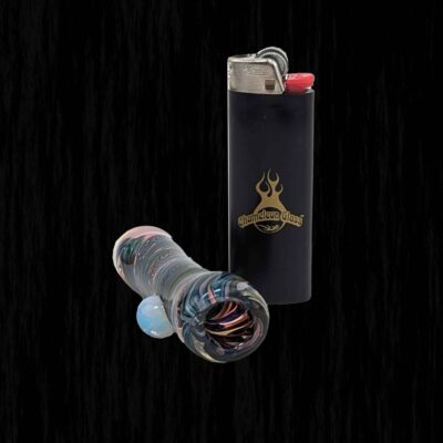 Aurora Borealis Glass Chillum