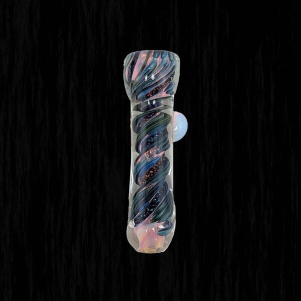 Aurora Borealis Glass Chillum