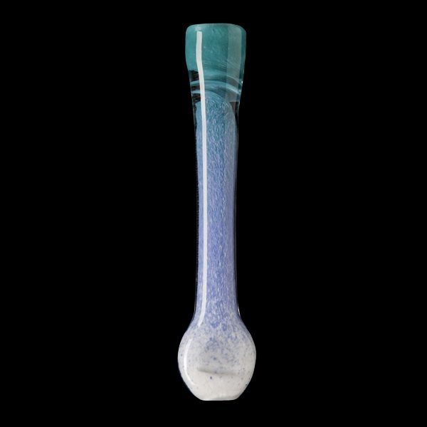 Faded Frit Chillum with bite mark