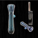 Deep Green Glass Pipe