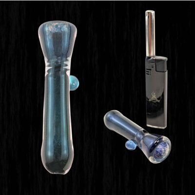 Deep Green Glass Pipe