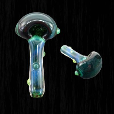 Deep Green Glass Pipe