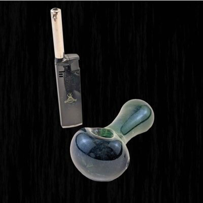 Deep Green Glass Pipe