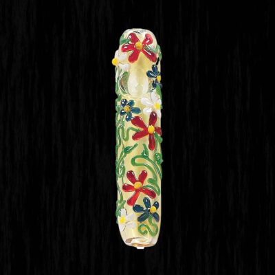 Flower Power Steamroller Glass Pipe
