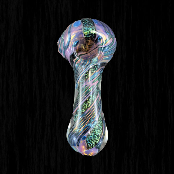 Aurora Borealis Glass Pipe
