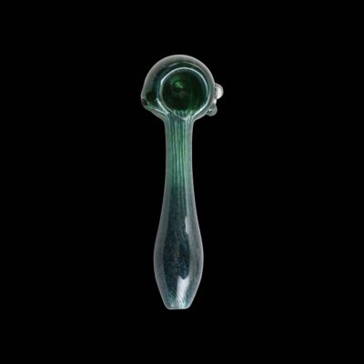 Faded Frit Ribbed Glass Pipe