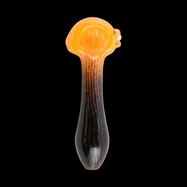Faded Frit Ribbed Glass Pipe