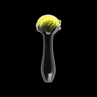 Faded Frit Ribbed Glass Pipe